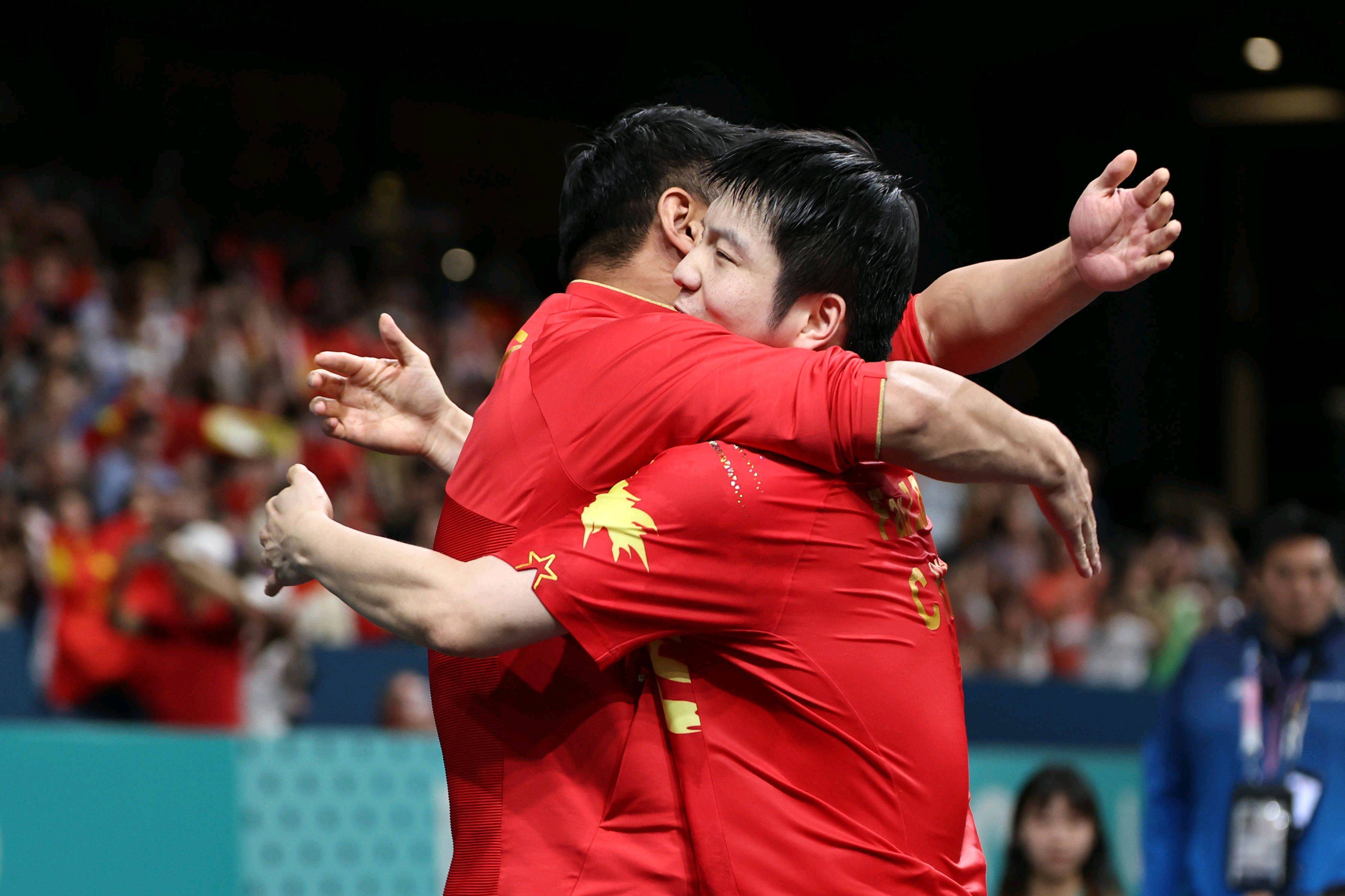 包含韩国乒乓球队力克中国乒乓球队，王皓绝境逆转的词条